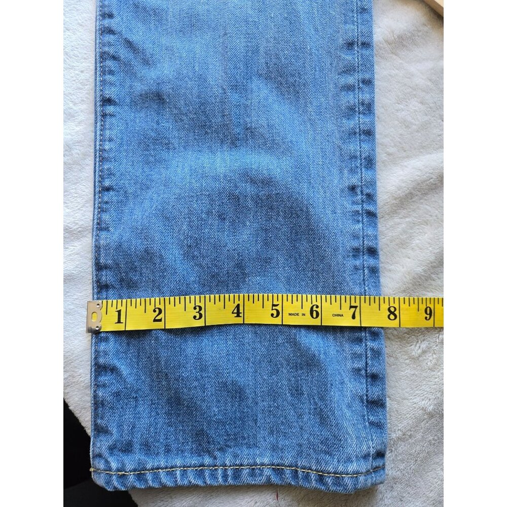 Abercrombie & Fitch Mens 36x32 The A&F Skinny Jeans Light-Wash Denim But… - Picture 10 of 13